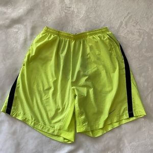 Nike running shorts.